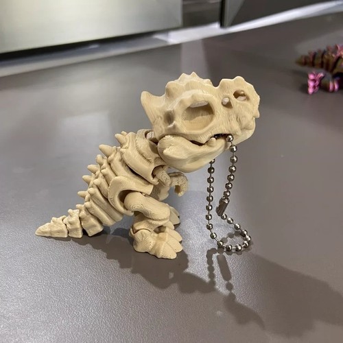Printed rex skeleton - printed, t-rex
