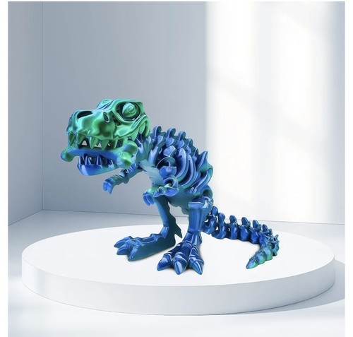 Printed dinosaur skeleton - 3d,